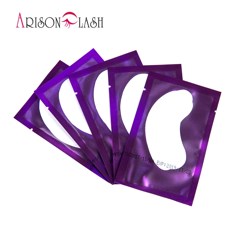 Накладки под глаза Arison большие накладки для наращивания ресниц 20/50/100 наклейки
