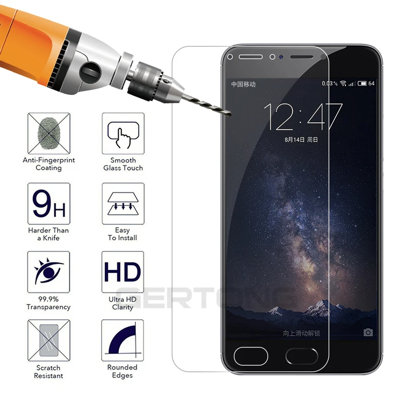 Закаленное стекло для экрана Meizu 16th 16 S 16X U20 Pro 7 Plus S6 M6 M5 Note M5C M3S M3 mini защитная