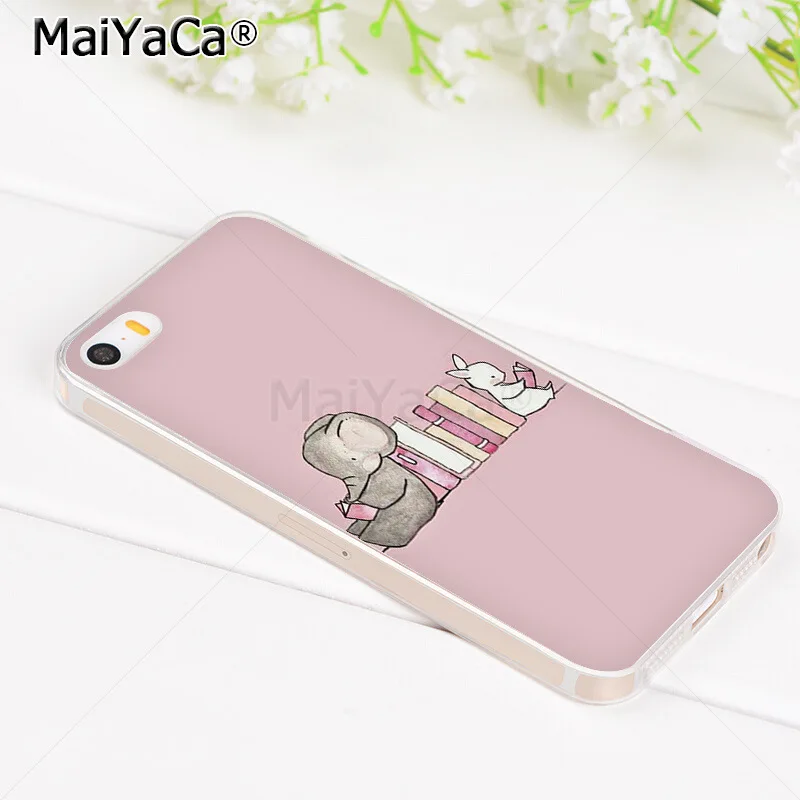 MaiYaCa слон питомник Искусство Слон прекрасный телефон аксессуары чехол для iPhone 8