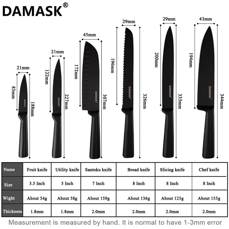 Damask японские профессиональные ножи шеф повара из нержавеющей стали кухонные