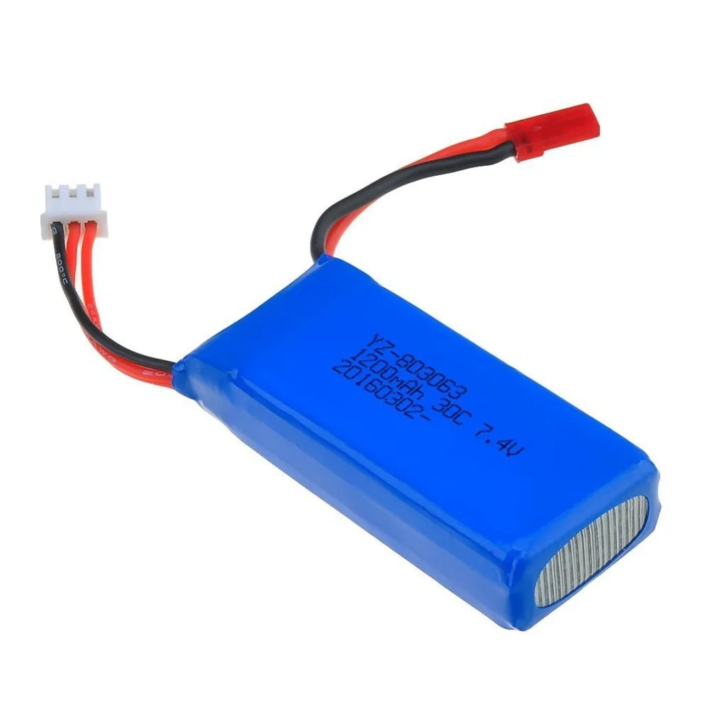 3 шт. 7 4 в 1200 мАч 30C Lipo аккумулятор для Yizhan X6 MJX X101 Wltoys V353 V353B V666 V262 A949 A969 A979 K929 V912 V915 RC