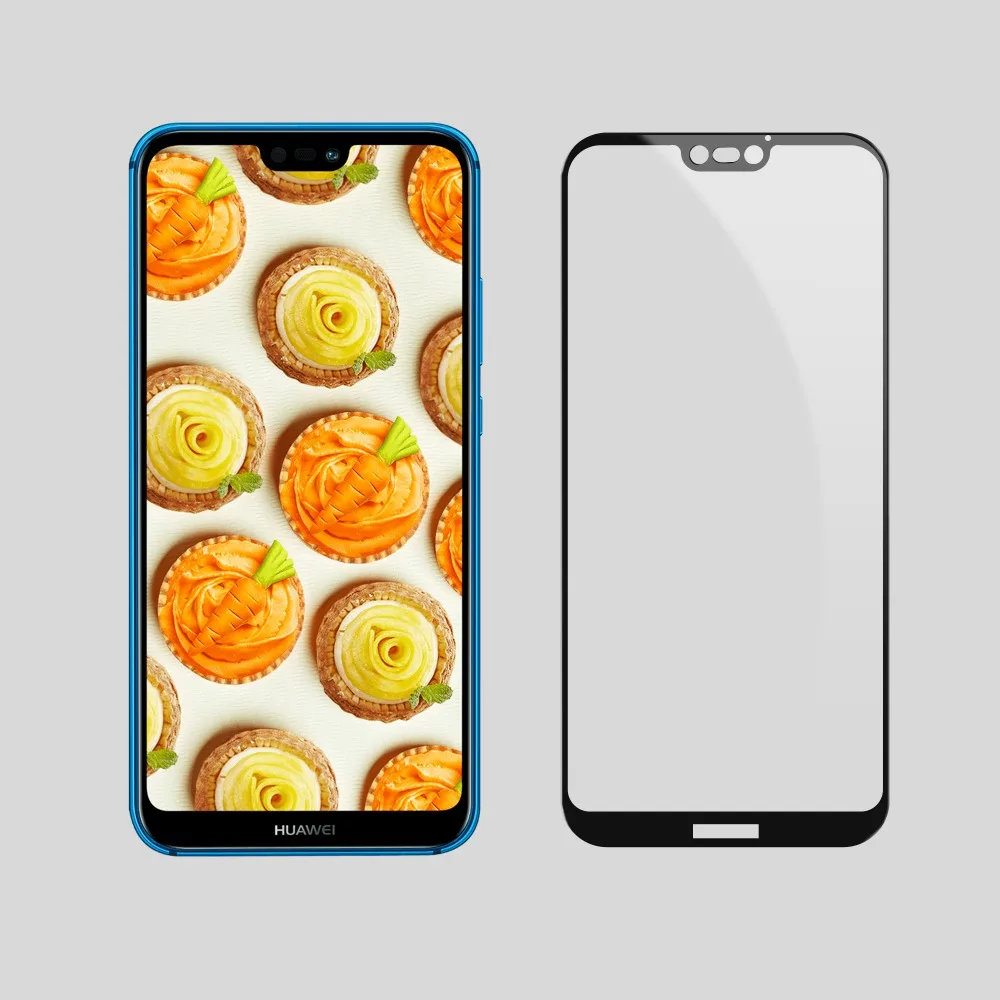 Полное покрытие из закаленного стекла для Huawei P20 Pro Mate 10 20 P10 Lite P Smart Nova3 3i Защита