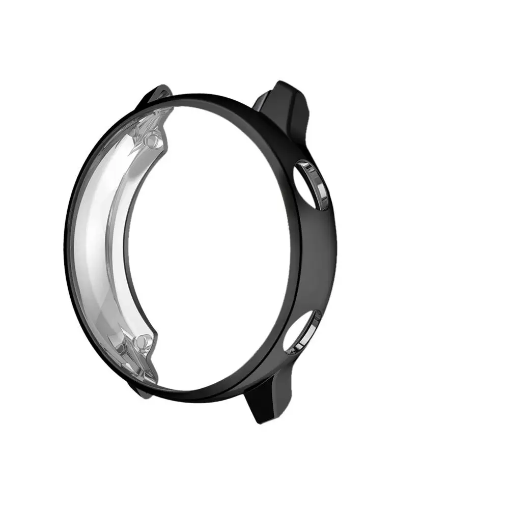 Мягкий защитный кожух из ТПУ для samsung Galaxy Watch Active 40 мм прочные модные аксессуары для часов - Цвет: Черный