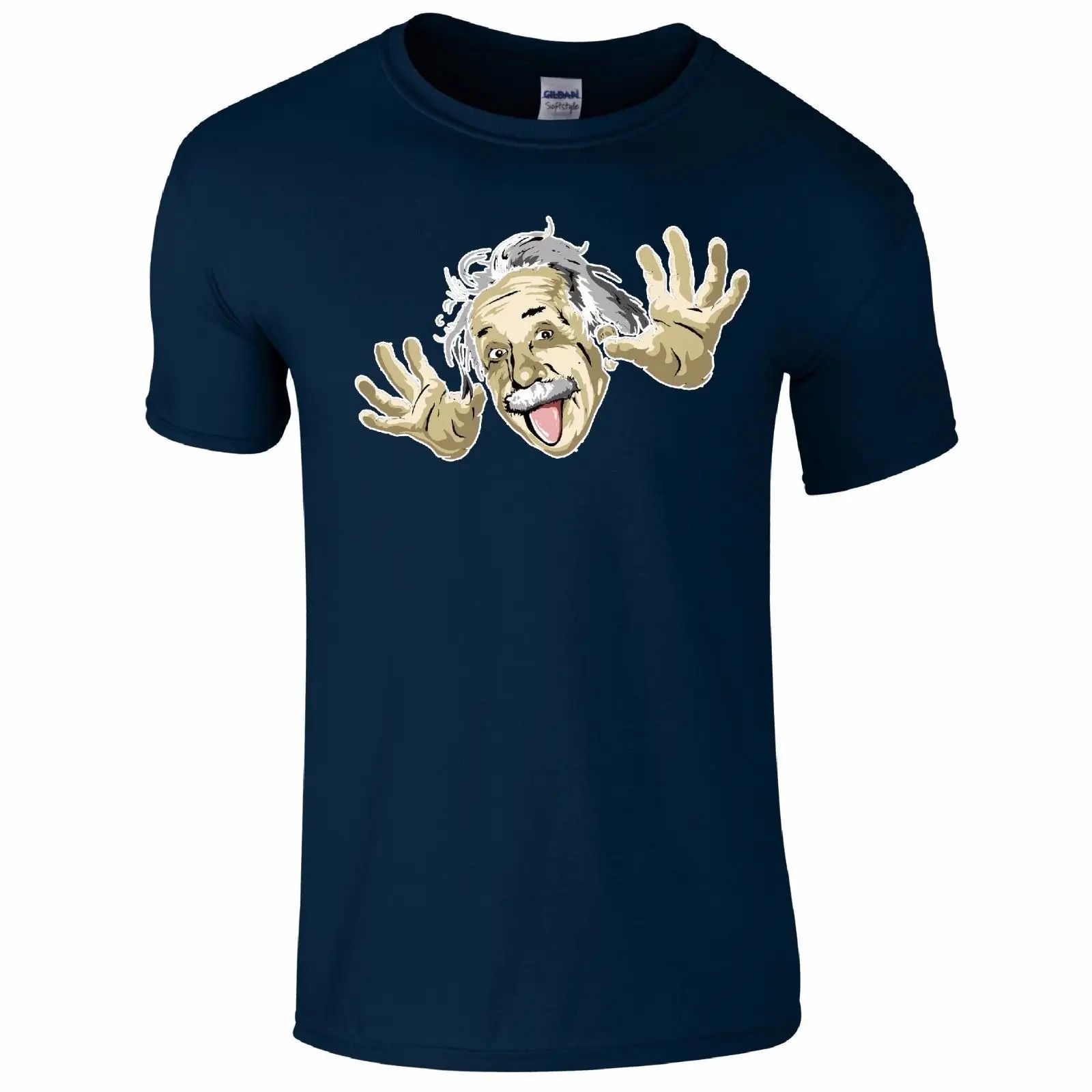 Эйнштейн наука гик забавная Футболка Топ Tumblr Рождественский подарок секретный