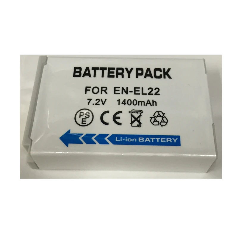 EN EL22 литиевые аккумуляторы для цифровой камеры ENEL22 Nikon 1 J4 S2 / 1J4 1S2|digital camera battery|battery