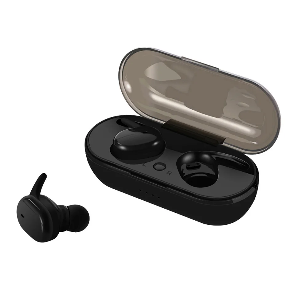 Cool Black TWS4 беспроводные наушники bluetooth с сенсорным управлением 5,0 наушники 3D стерео беспроводные наушники с двойным микрофоном - Цвет: Cool Black