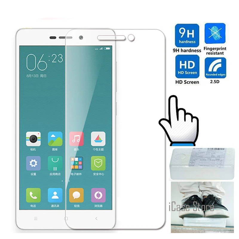 Закаленное стекло для Xiaomi Redmi 4A Note 3 Pro 2 Xiao mi 5 4 4c защитная пленка | Мобильные