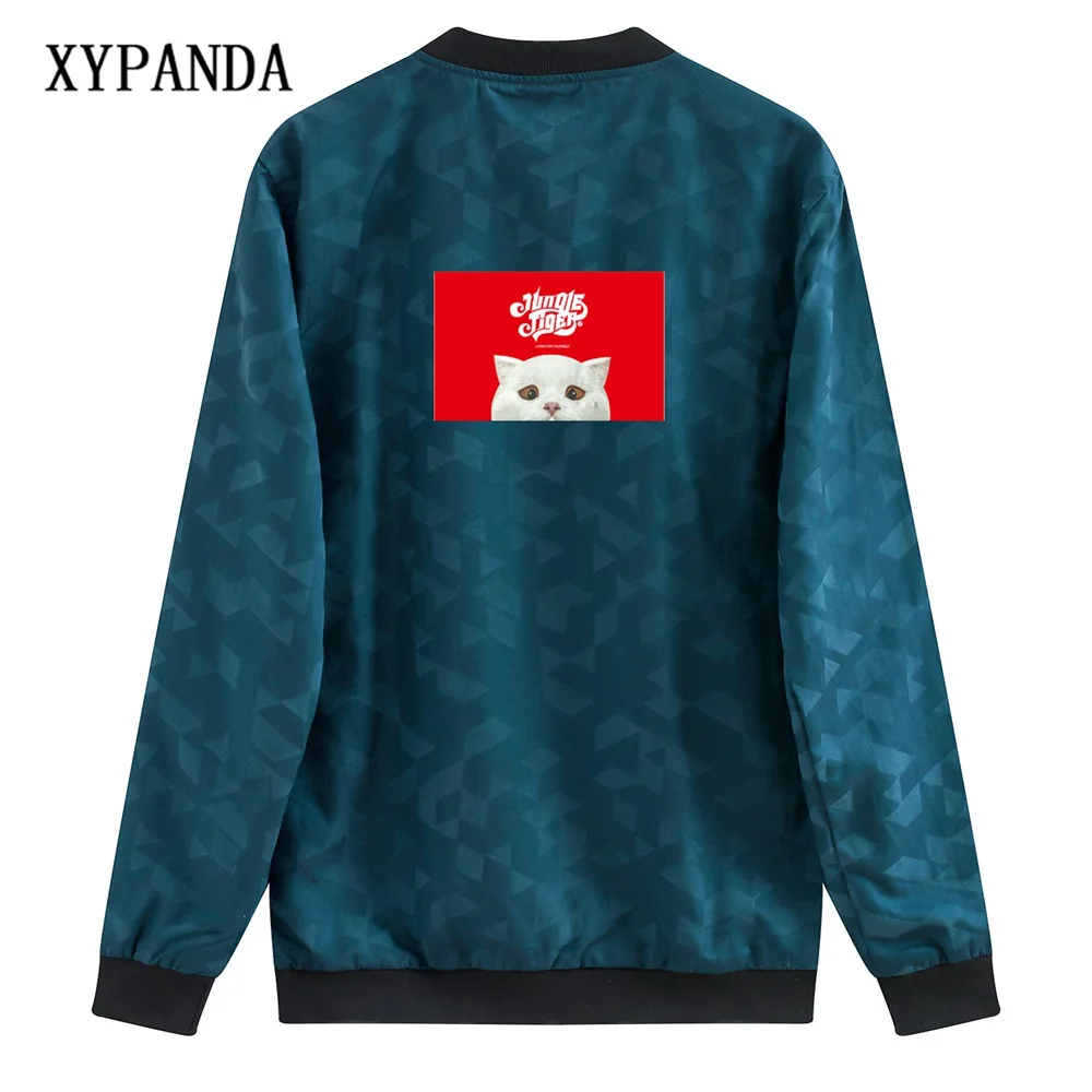 XYPANDA мультфильм аниме кошки Европа и Америка хип-хоп зима Курточка бомбер Для