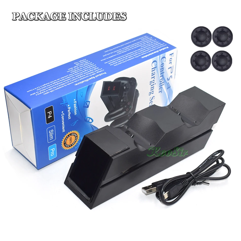 Стойка для зарядного устройства беспроводного контроллера для Playstation 4 PS4/SLIM/PRO Dualshock PS 4 PRO игровой коврик джойстик зарядная док-станция