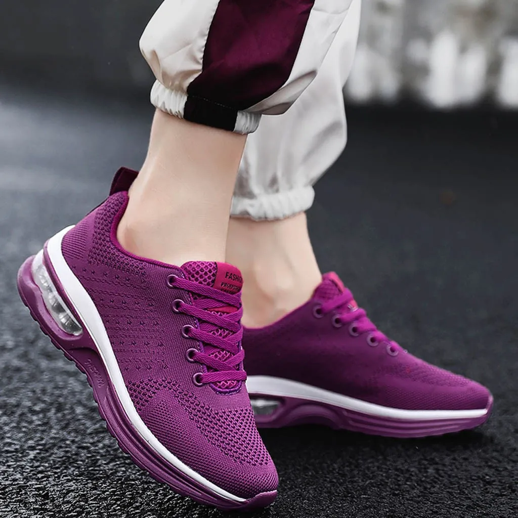Chaussure Femme/Женская обувь с воздушной подушкой Новинка 2019 года однотонные кроссовки