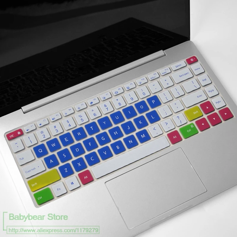 candyblue Для Xiaomi Mi notebook Pro 15 15,6 i7-8550U i5-8250U ноутбук Цветной силиконовый чехол для клавиатуры защитный чехол для ноутбука - Цвет: candyblue