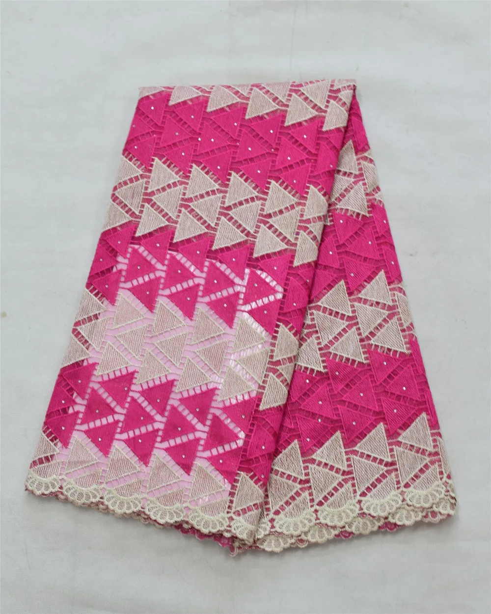 2017 High Quality African Lace Fabric For Wedding Embroidered France mesh Fabrics orange color Stones Guipure Cord | Дом и сад