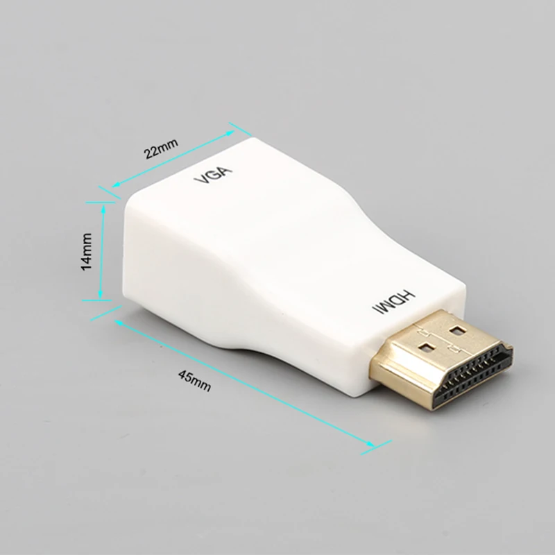 HDMI в VGA адаптер конвертер кабель аудио мужчин и женщин применяются к HDMI1.1/1 2/1 3