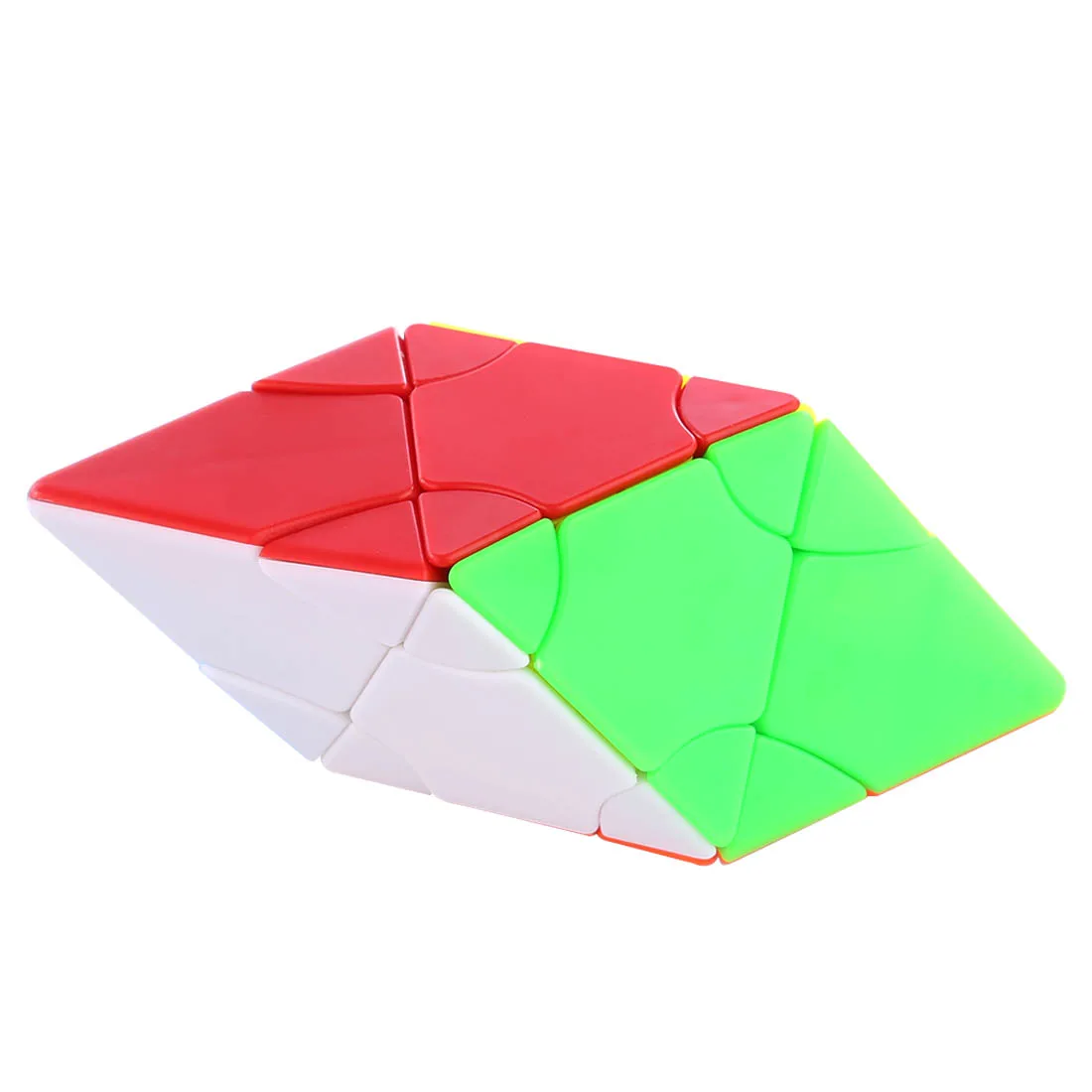 Fangshi Lim 2x2 Сменные Пирамида/Twin башни/октаэдр/шесть Цветовая Призма Magic Cube Puzzle игрушки-Цвет ful