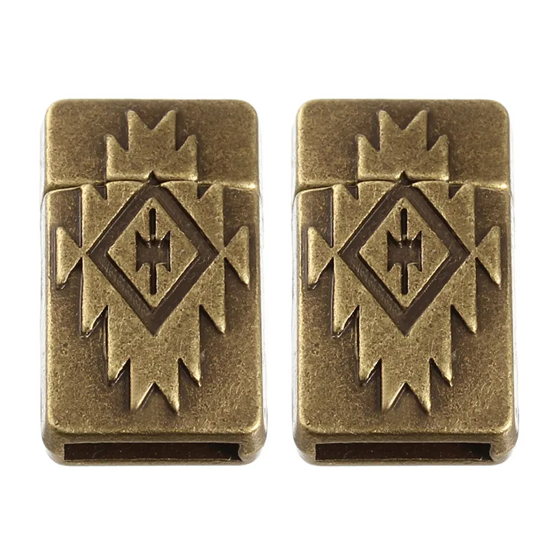 5 шт. магнитные застежки для браслетов из кожи под античную бронзу 10 х2 мм|magnetic