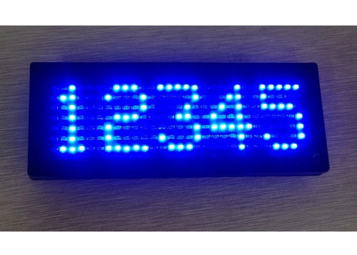 Синий цвет LED SMD знак прокрутки текстовое сообщение имя карты тег табло Реклама