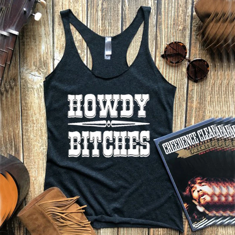 Женские майки howdy женские на бретельках топы для девочек кантри музыкальный