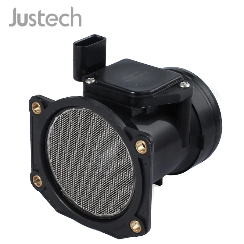 Автомобильный расходомер воздуха Justech 06A906461B для VW Skoda Octavia Superb Seat Audi A4 Q5 75 мм 4