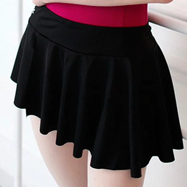 black skirt Гимнастическое трико, балетная пачка, танцевальная профессиональная новинка, новое представление, гимнастическое трико, фиолетовая/черная юбка - Цвет: black skirt