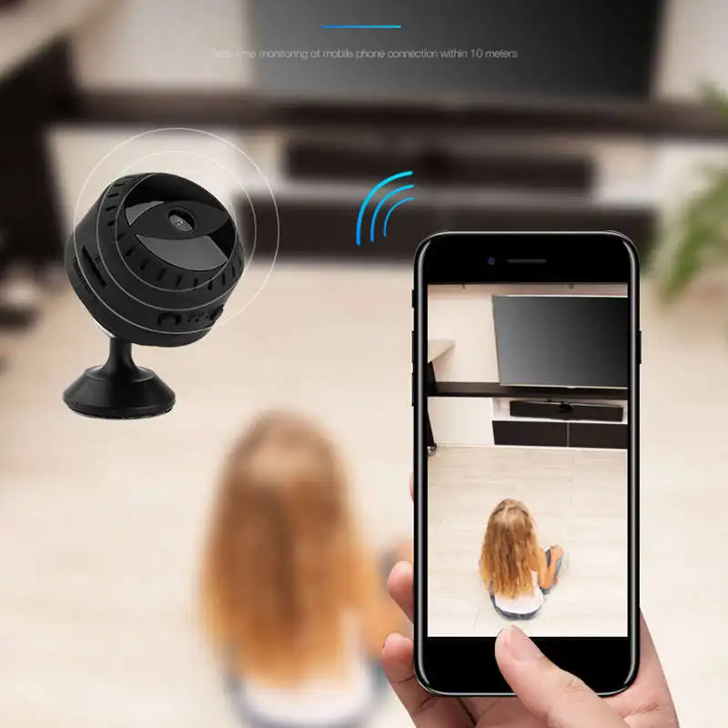Домашняя безопасность мини Wifi 1080 P ip камера Беспроводная маленькая Cctv