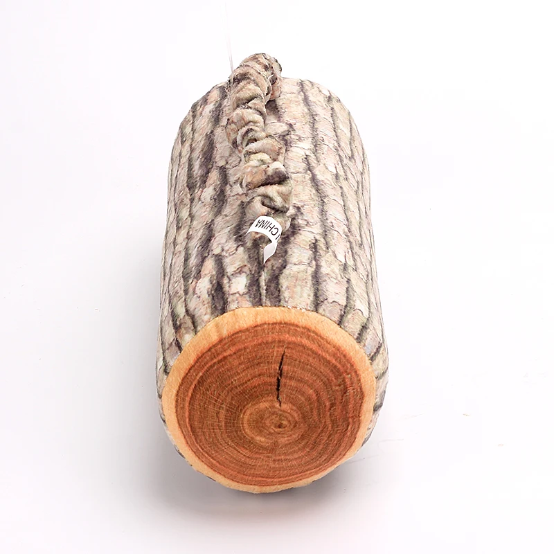 Мягкая подушка для сиденья автомобиля в форме деревянного бревна поддержки шеи