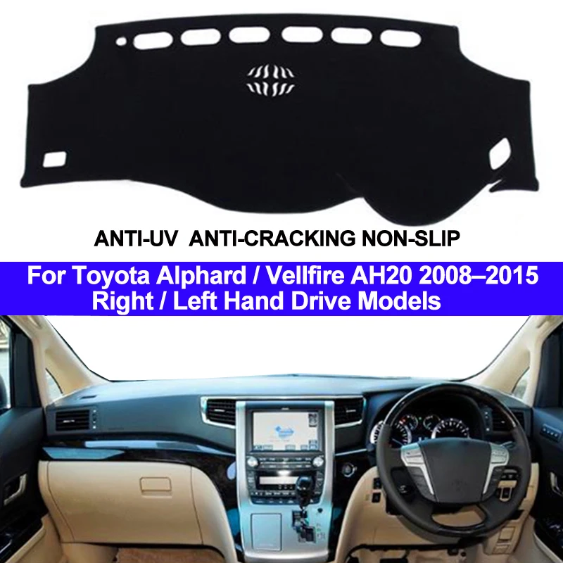 

Car Auto Dashboard Cover Dashmat Pad Carpet Dash Mat For Toyota Alphard Vellfire AH20 2008 2009 2010 2011 2012 2013 2014 2015