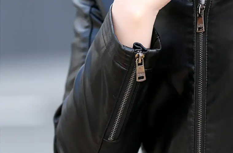 WERTUIOP 2019 Весна Новая мода мужская кожаная куртка тонкий корпус красивая пальто