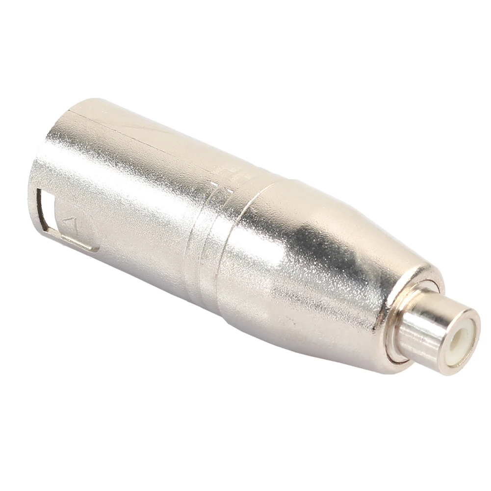 2 шт./лот металла XLR 3 контактный разъем для гнездовой RCA аудио адаптера Hi Fi