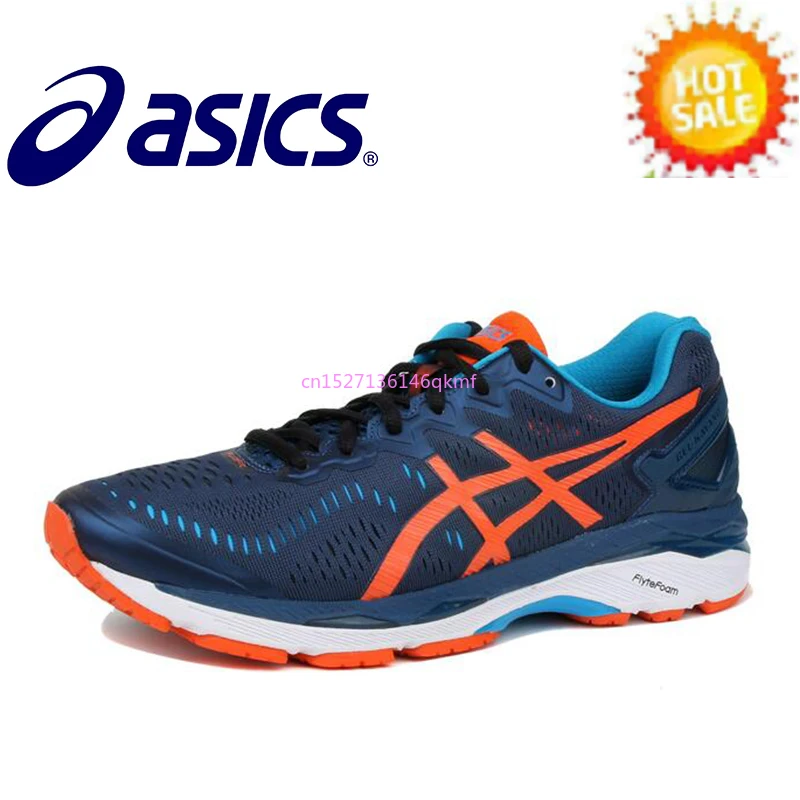 ASICS GEL-KAYANO 23 Asics новая горячая Распродажа Мужская устойчивая обувь для бега ASICS спортивная обувь кроссовки мужская обувь для спортзала