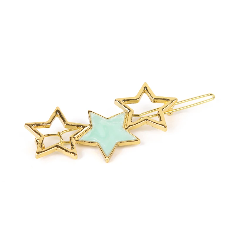 2019 Elegant Women Star Hair Clip Headwear Ornament Headband Hairpin Barrette Fashion Accessories Pins заколки | Красота и