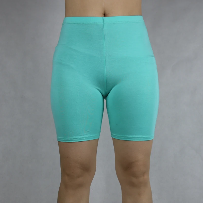 Однотонные короткие леггинсы S 7XL хлопковые джеггинсы женские новые feminino