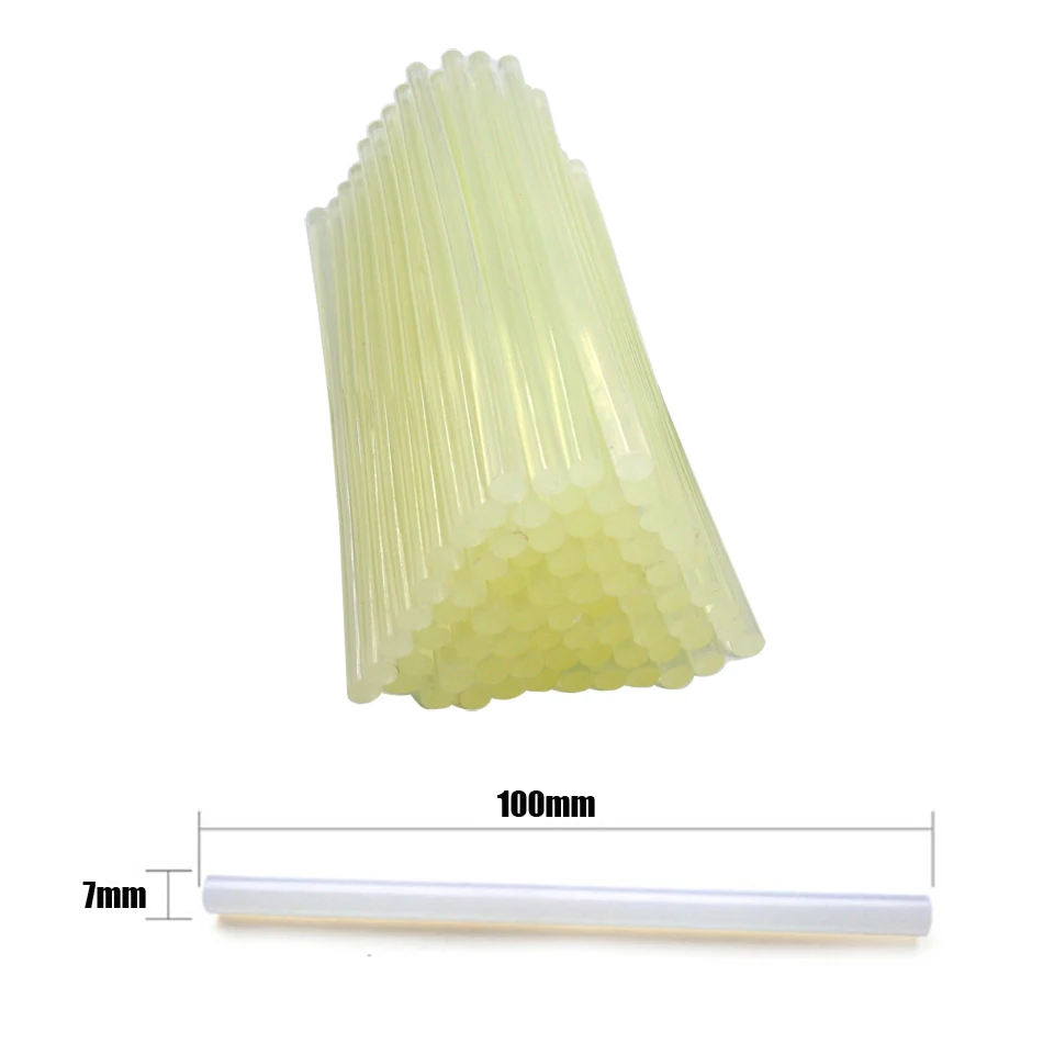 50 шт./партия 7 мм * 100 прозрачные палочки термоклея для клеевого пистолета