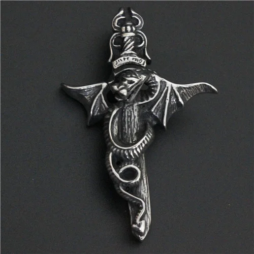 Мужской кулон из нержавеющей стали с мечом тиамата и дракона theblast | Украшения