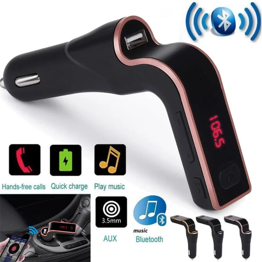 Новый USB автомобильный mp3-плеер 1 шт. универсальный Bluetooth fm-передатчик mp3 радио