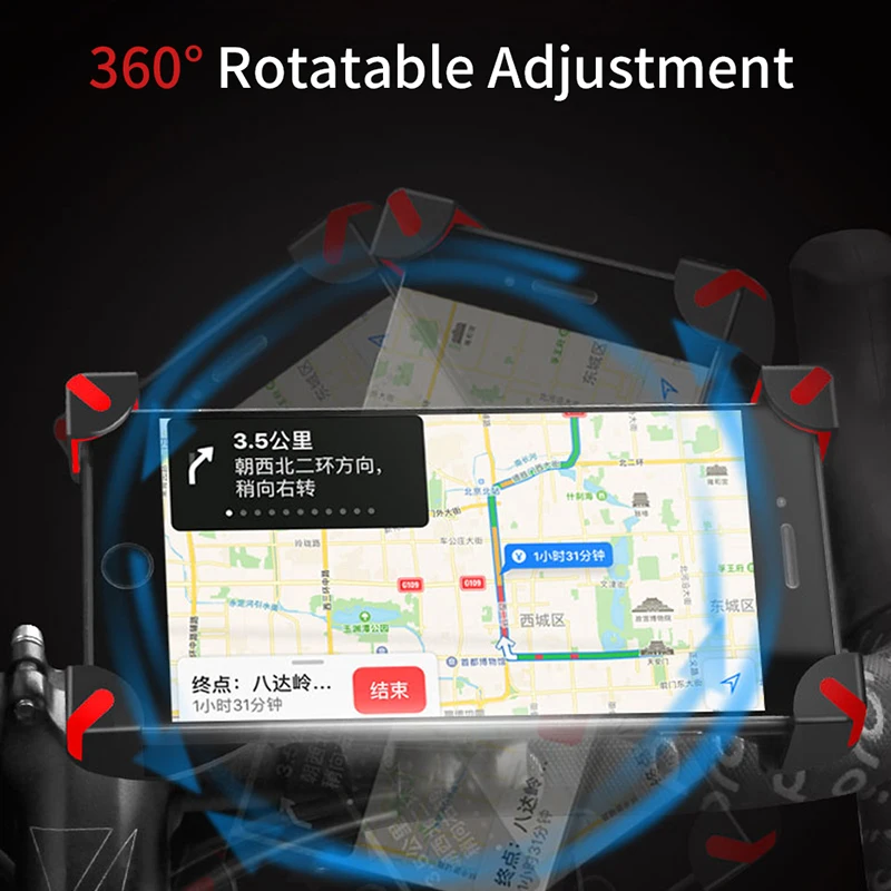 Велосипедный держатель для телефона OUSU с поддержкой мотоцикла мобильного