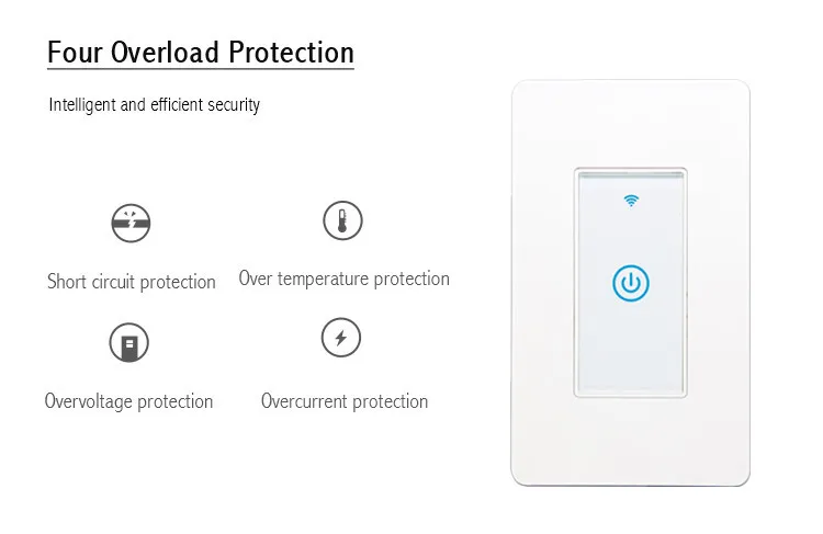 Smart Life Tuya App US Wifi переключатель Smart Touch панель Переключатель умный дом автоматизация работает с Google Home помощь Alexa IFTTT