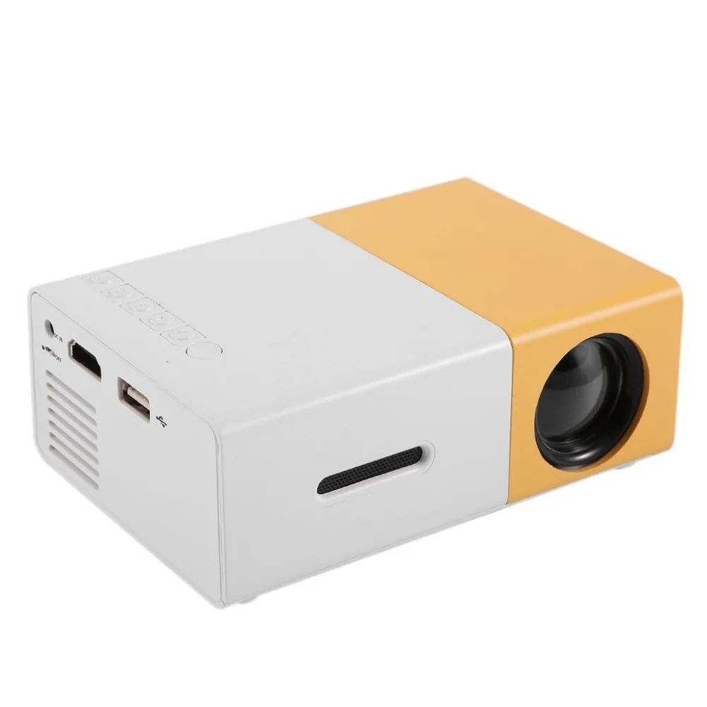 YG300 мини портативный проектор LCD LED Proyector HDMI USB AV SD 400 600 люмен Домашний кинотеатр