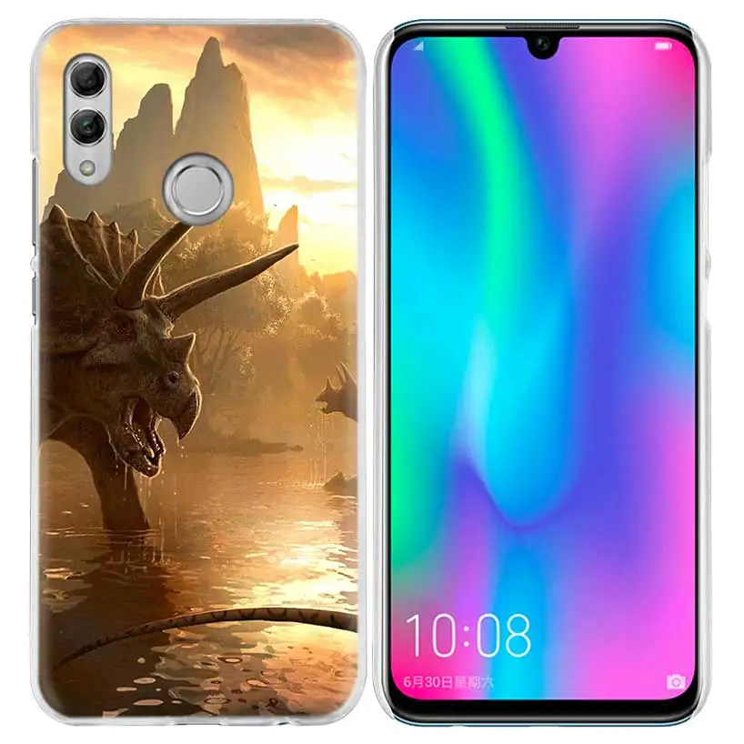 05 С изображением динозавров из фильма «Парк Юрского периода чехол для huawei Honor 8X Y9 9 10 Lite Play 7C 8C 8S 8A фотоаппаратов моментальной печати 7S 7A Pro V20 20i Y6 Y7 Y5 Жесткий Чехол для мобильного телефона - Цвет: 05