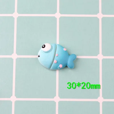 Wholesale 100Pcs Ocean Penguin Starfish Shell Flat back Decoration DIY Accessories Resin Cabochons Craft Charms small trinkets | Украшения
