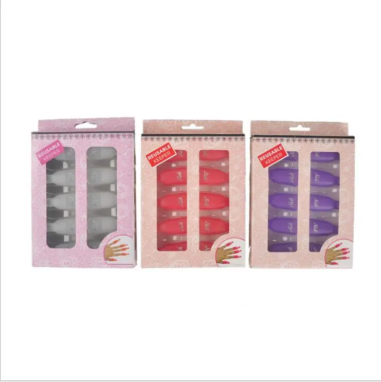 10 шт. Пластик лак искусство впитывающийся для Кепки зажимы Неил арта украшения