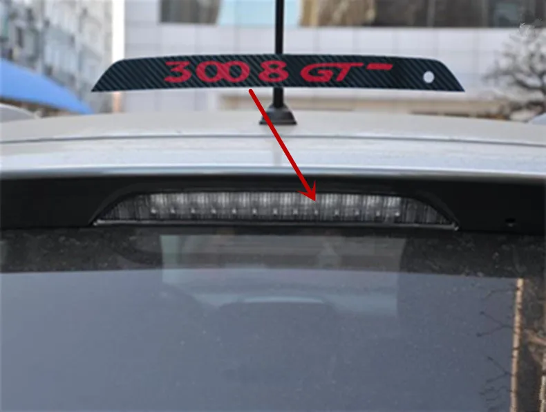 Наклейки и наклейки из углеродного волокна стоп сигнал с высоким креплением