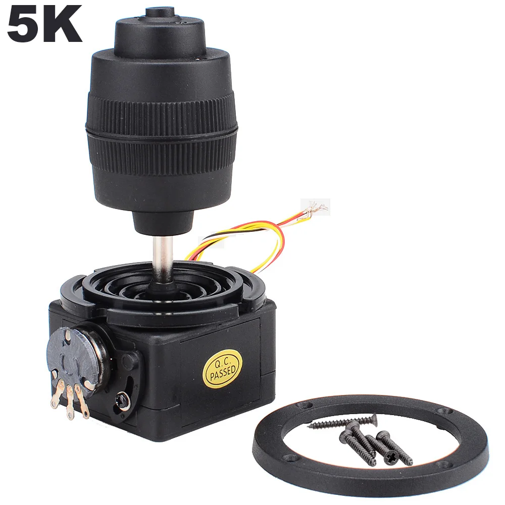 Новый 4 осевой джойстик потенциометра JH D400X R2 5K ohm 4D с кнопкой джойстика Бесплатная