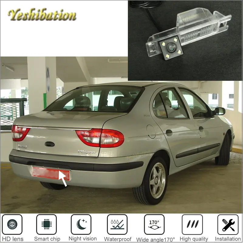 Автомобильная задняя камера yeshiбации для Renault Megane 1 I 1995 ~ 2002 заднего вида