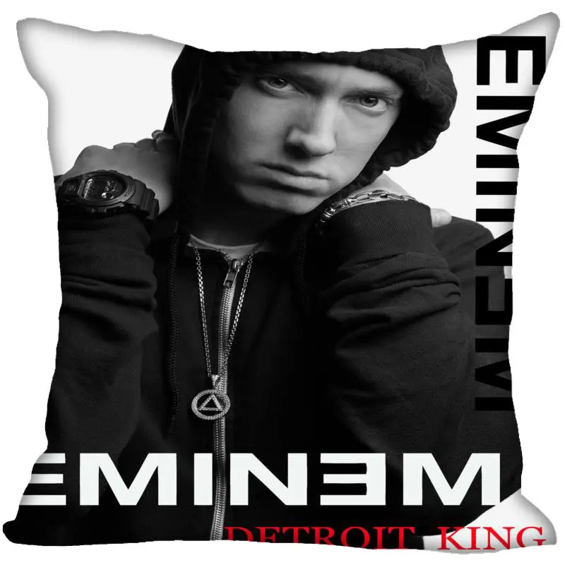 Новое поступление Eminem наволочка для спальни для дома или офиса, декоративные наволочки квадратная Подушка на молнии чехлы атласные мягкие не выцветают - Цвет: 21