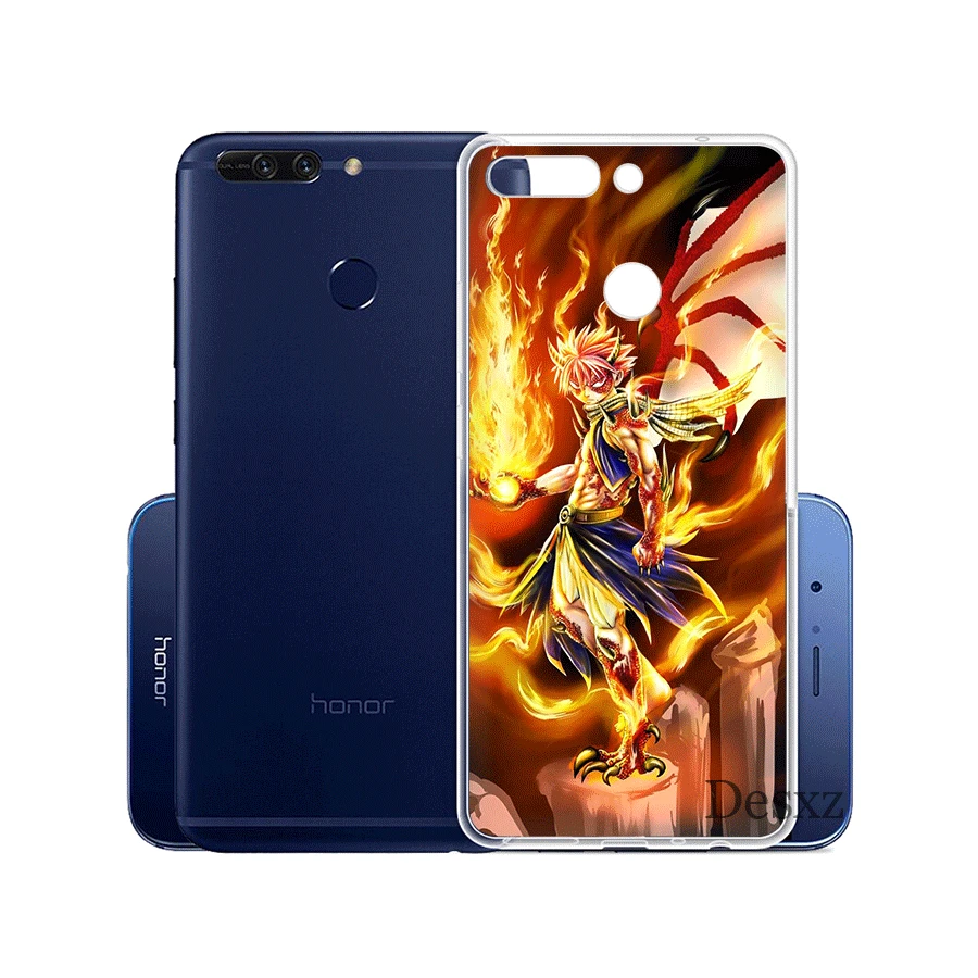 Gerleek чехол для телефона с хвостом феи Huawei Honor 6A 7C 7X 9 10 9lite 7a 2 ГБ 3 Гб 8X Lite Жесткий