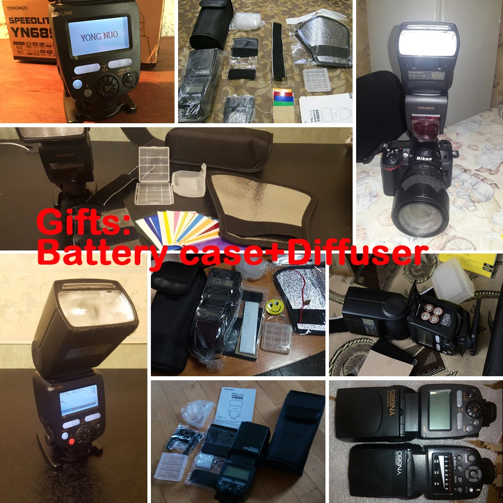 YONGNUO TTL Вспышка Speedlite YN685 + YN622C-TX/YN622N-TX Flash триггера 2.4 г HSS 1/8000 s Радио раб режим для Canon