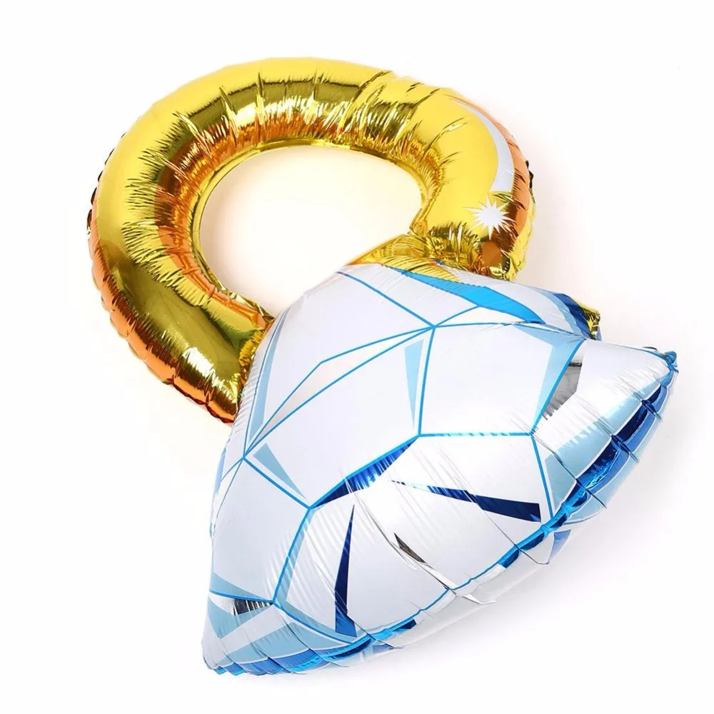 Креативное бриллиантовое кольцо большого размера свадебные украшения из фольги