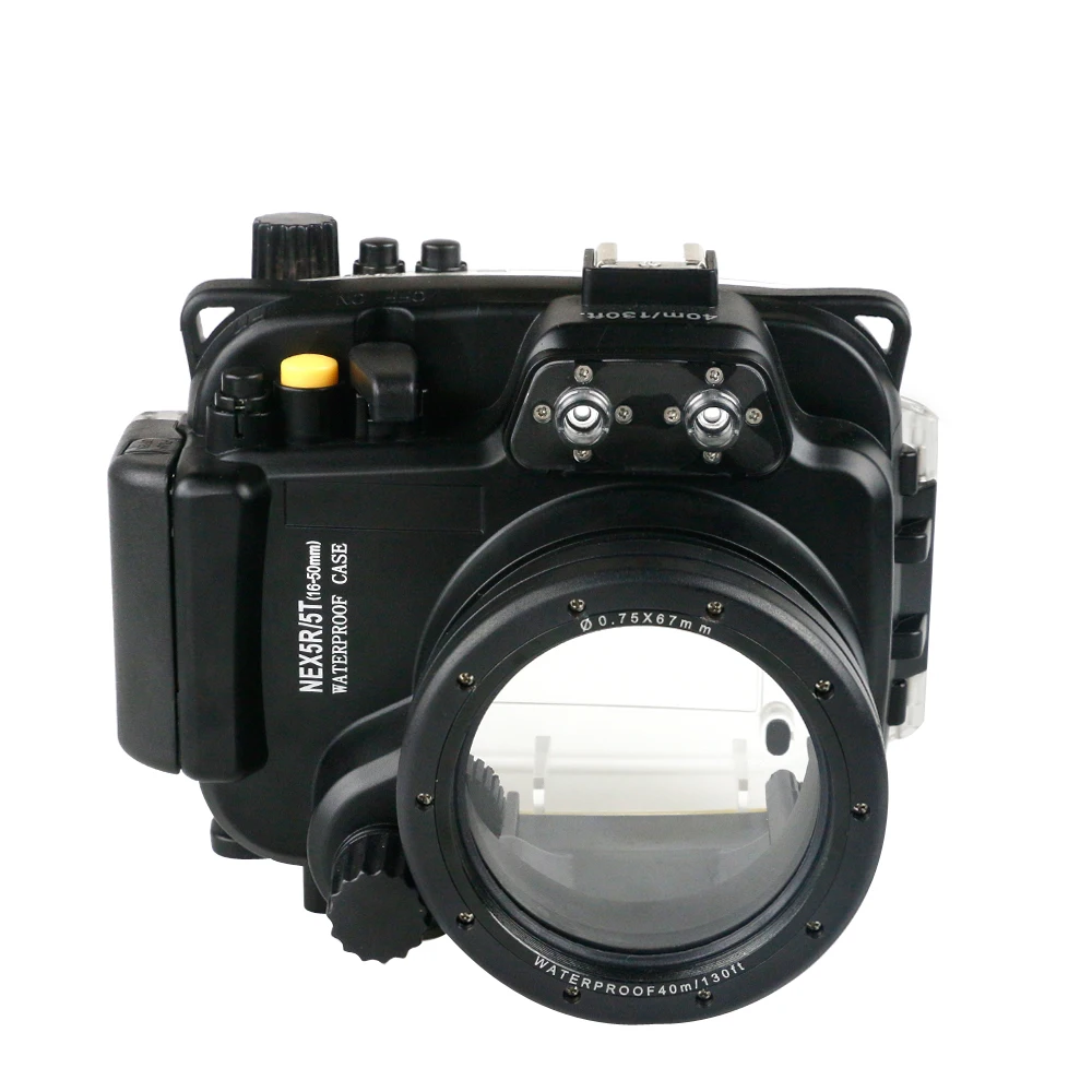 Для камеры sony NEX 5R 5 T 16-50 мм водонепроницаемый корпус для фотографии чехол для подводной камеры+ маска для ныряния Meikon