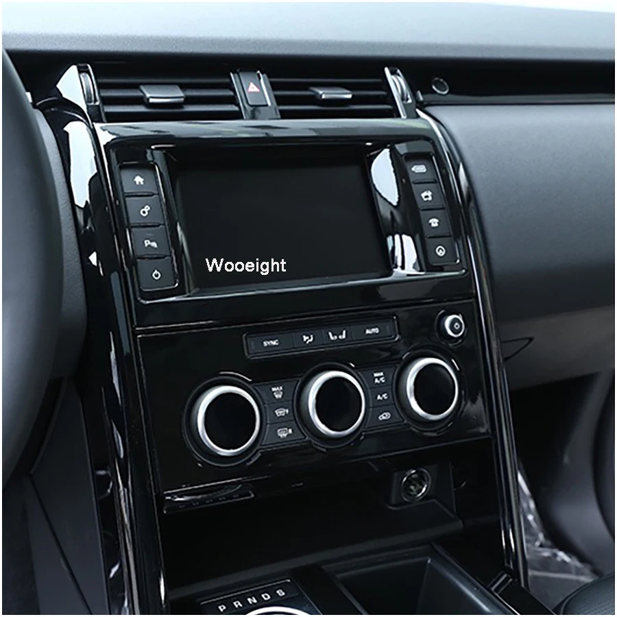 

Wooeight Piano Black Car Air Conditioner Adjust Button Switch Panel Frame Cover Trim Bezel For Land Rover Discovery 5 2017-2020
