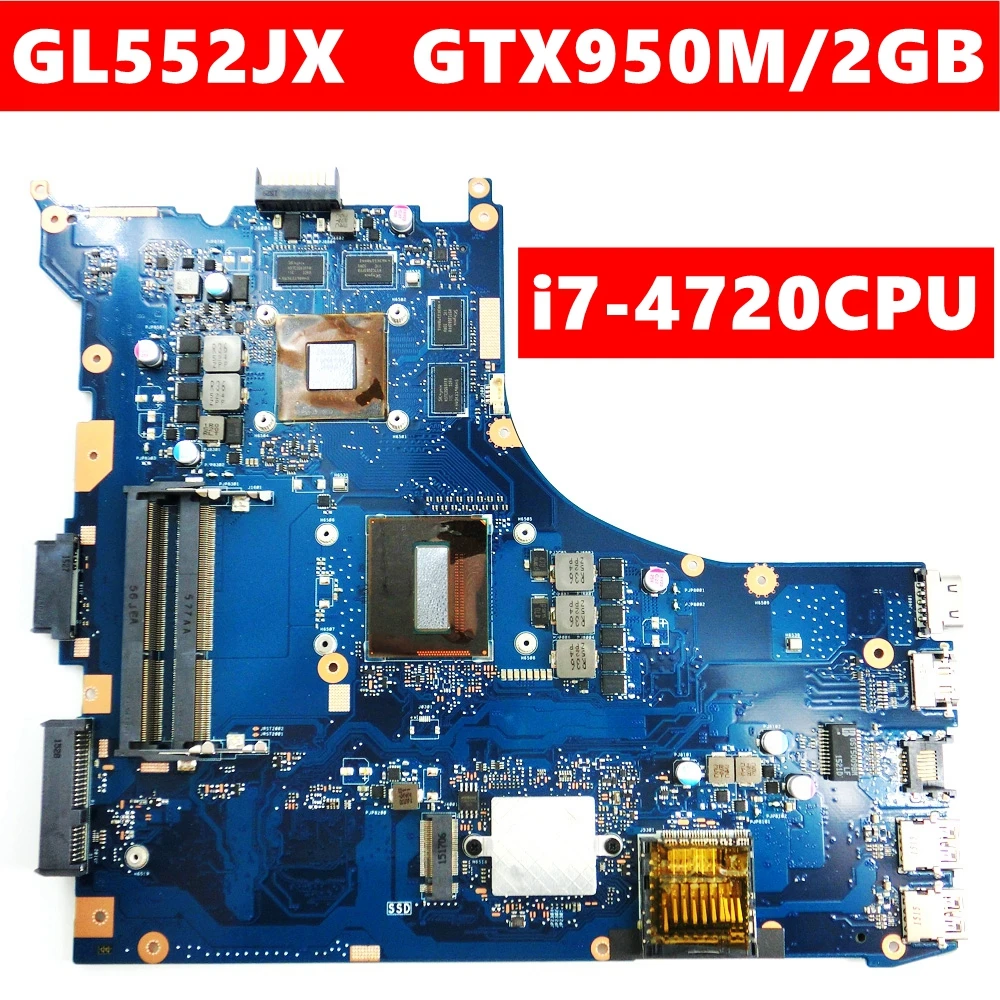 Материнская плата GL552JX REV2.0 GTX950M/2G для ASUS FX plus ZX50J ZX50JX GL552J материнская ноутбука 100%